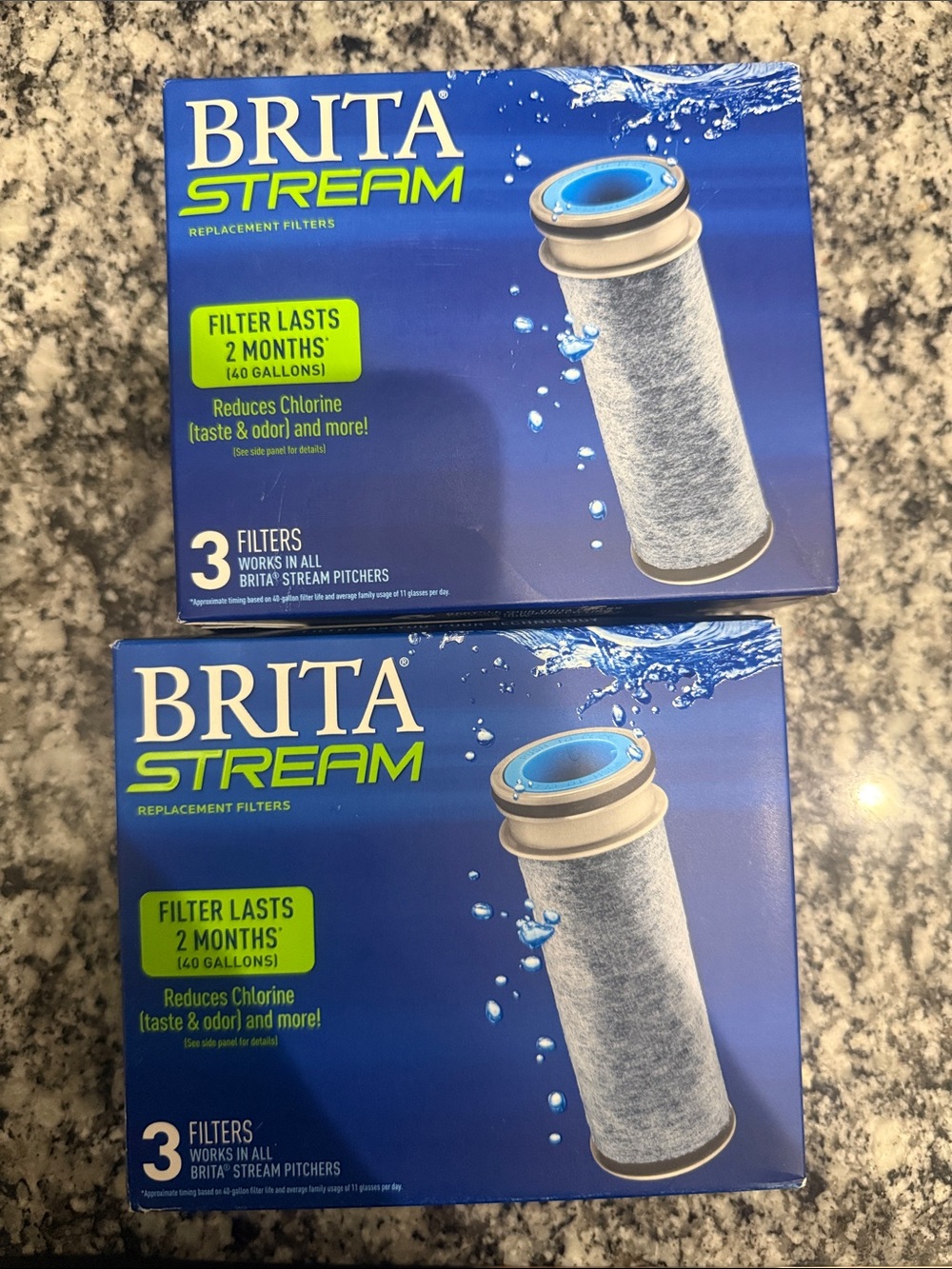 Brita Stream Replacement Filters - (2) 3 Pack